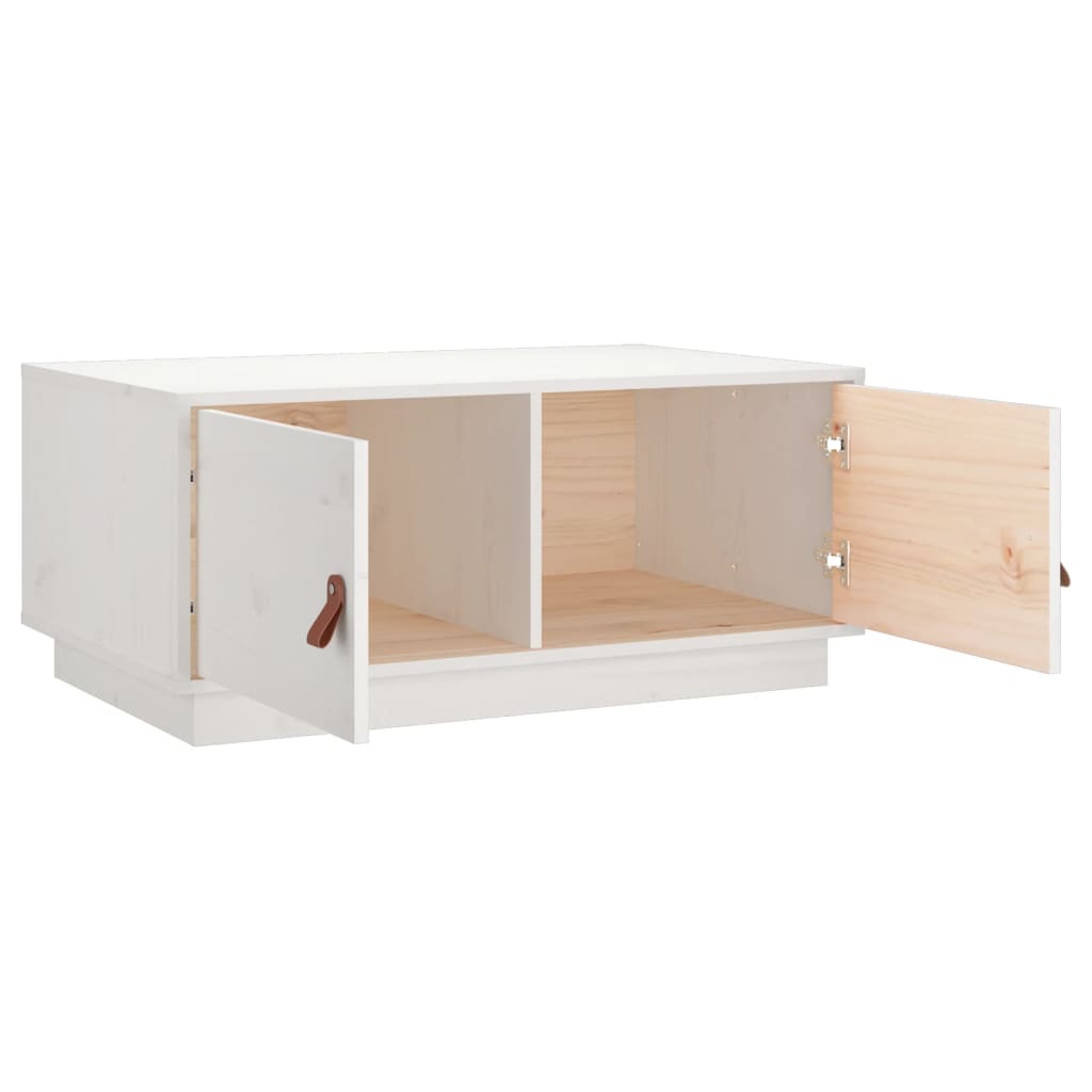 Couchtisch 80x50x35 cm Massivholz Kiefer