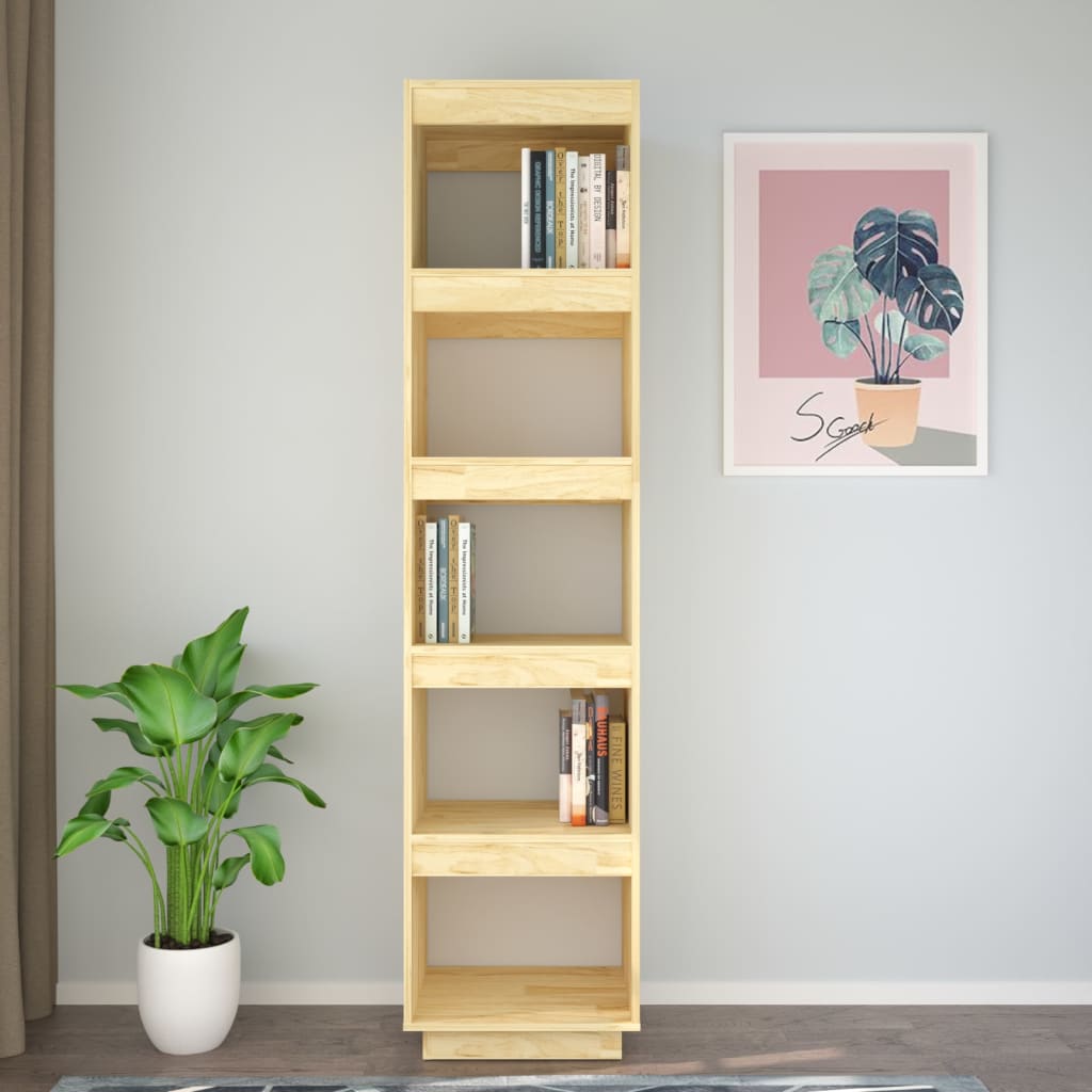 Bücherregal 40x35x71 cm Massivholz Kiefer