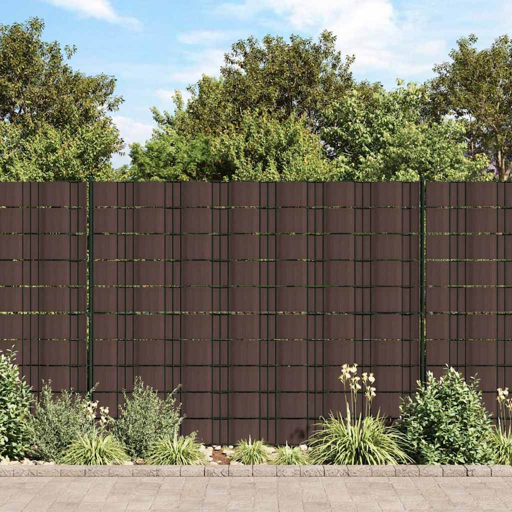 Garten-Sichtschutz 4 Stk. PVC 35x0,19 m Grün