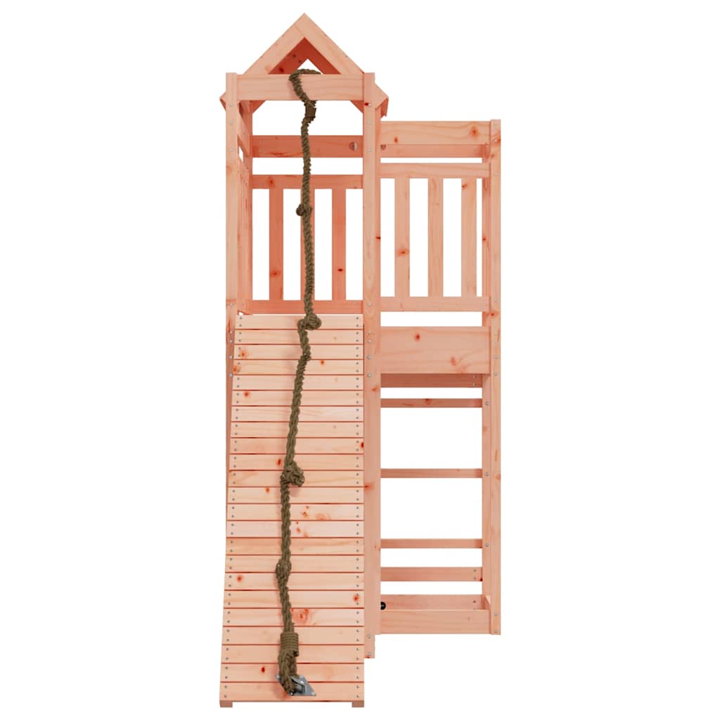 Spielturm mit Kletterwand Massivholz Kiefer