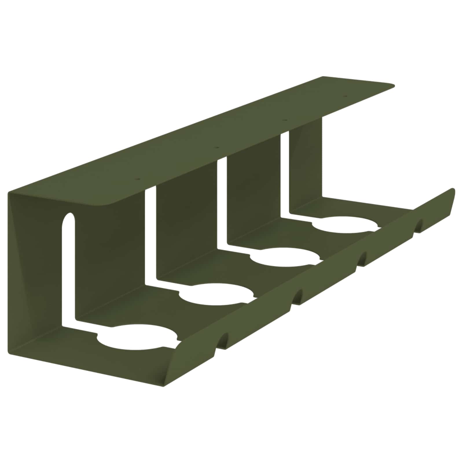 Unter dem Schreibtisch Kabelmanagement Tray 2 Stk. Anthrazit