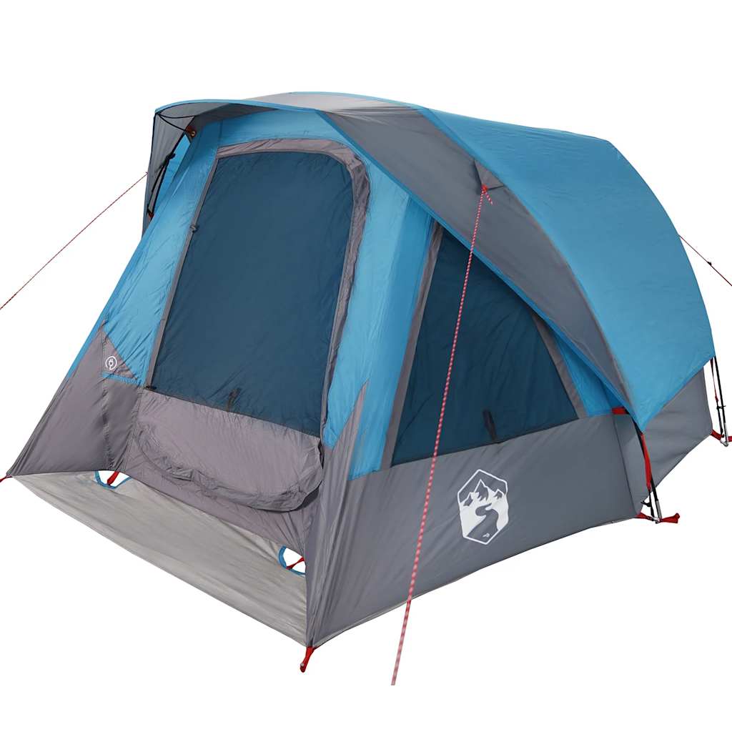 Campingzelt 4 Personen Grün Wasserdicht