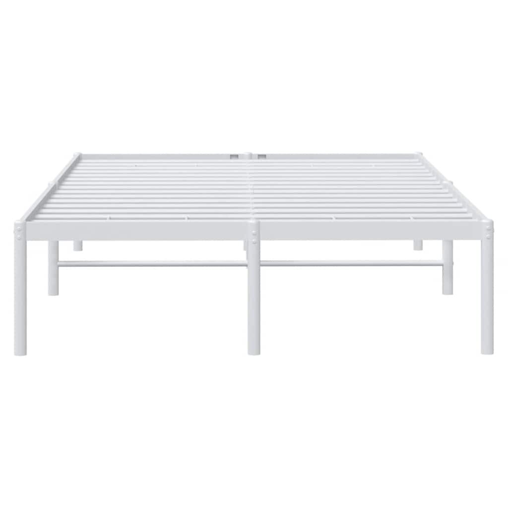 Bettgestell Metall Schwarz 75x190 cm