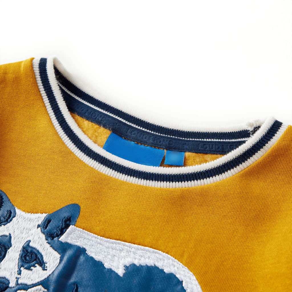 Kinder-Sweatshirt Marineblau Melange 92