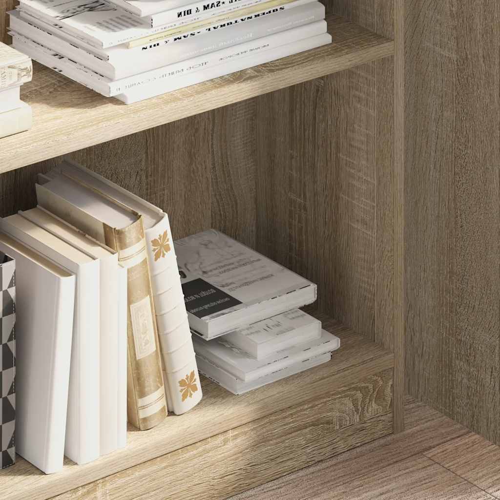 Bücherregal Weiß 40x24x75 cm Holzwerkstoff