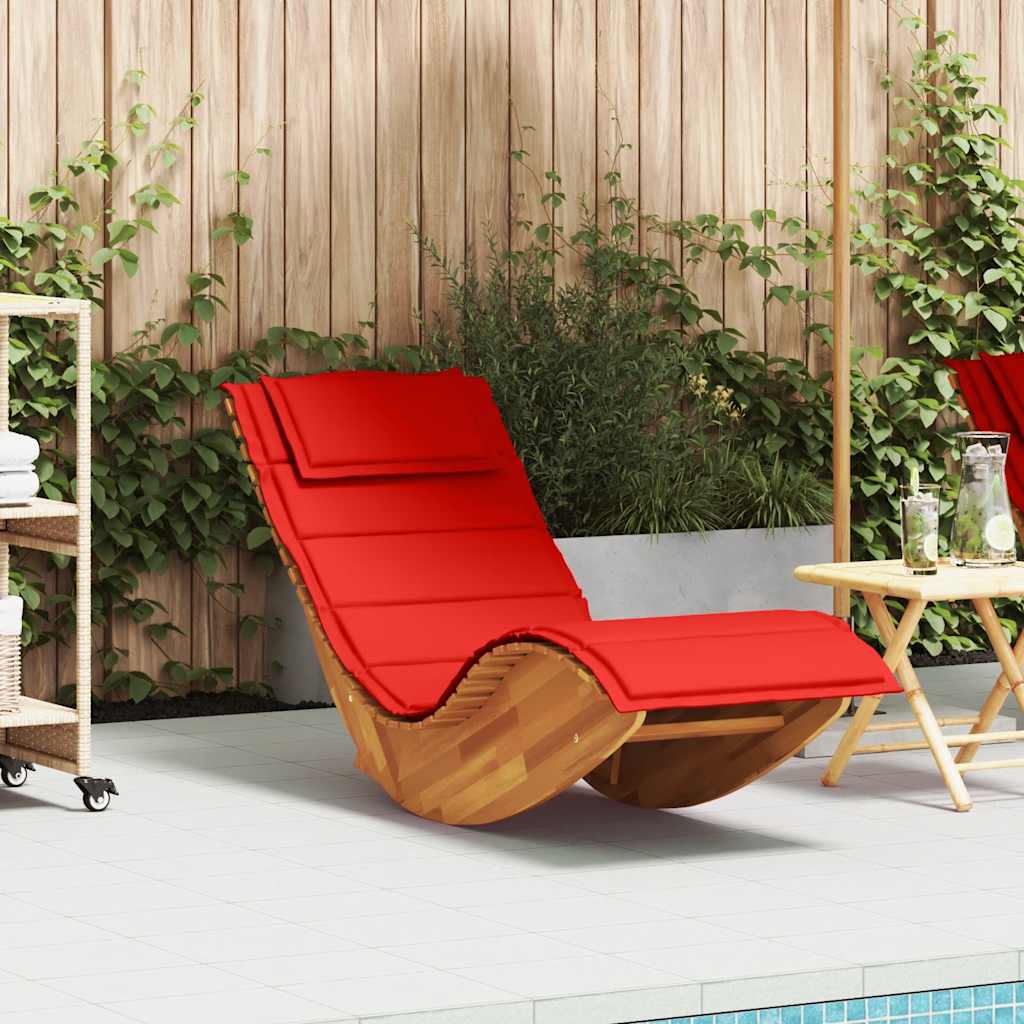 Schaukelstühle Sonnenliegen 2 Stk. Akazienholz