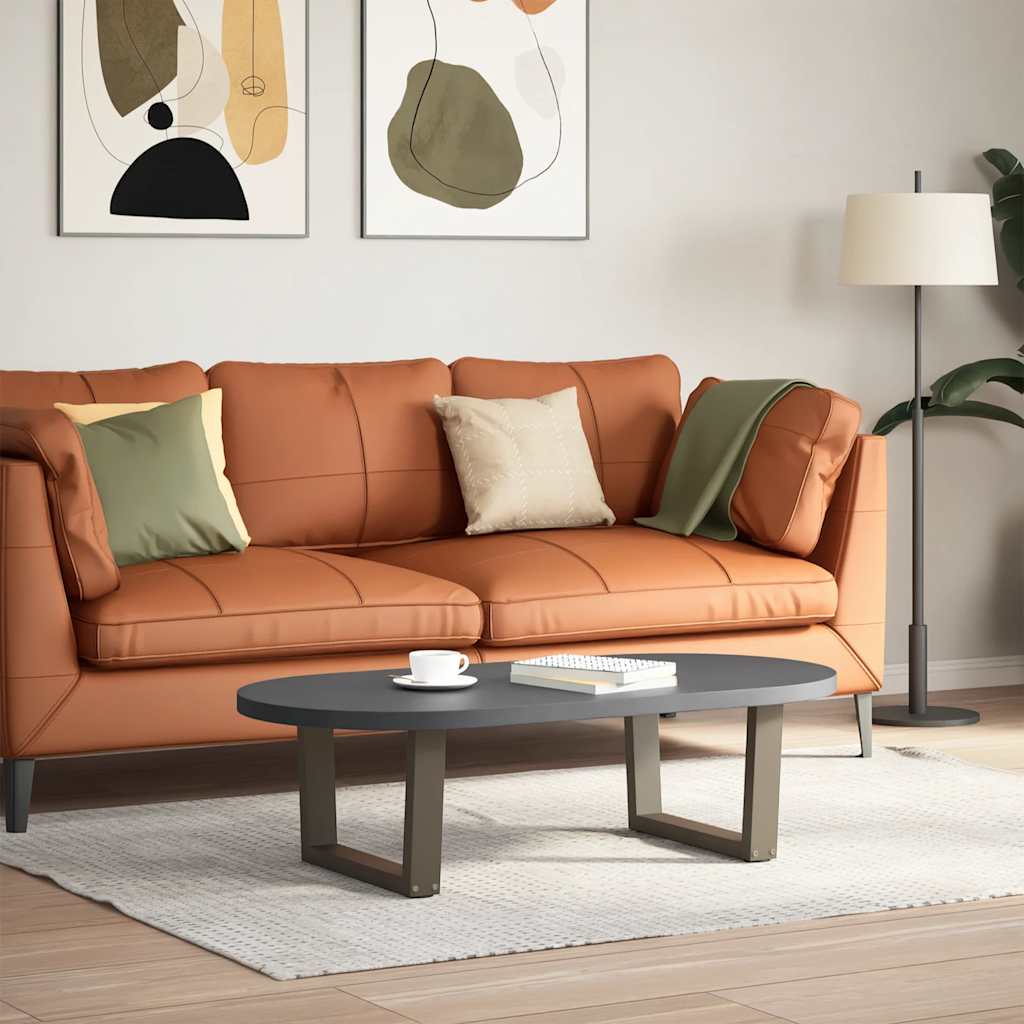 Couchtischbeine V-Form 2 Stück Schwarz 30x(30-31,3) cm Stahl
