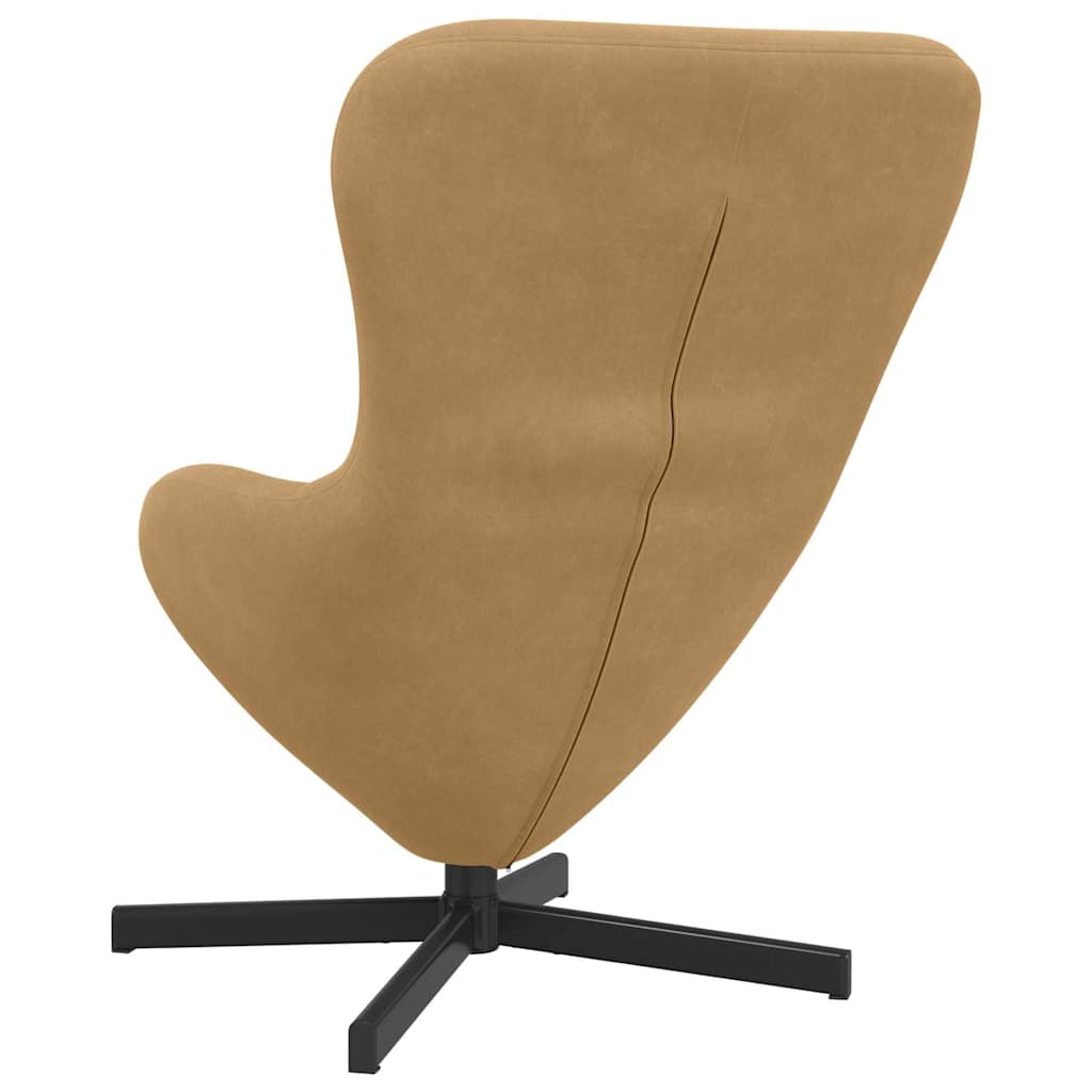 Eiersessel Blau 63 x 73 x 90 cm Samt
