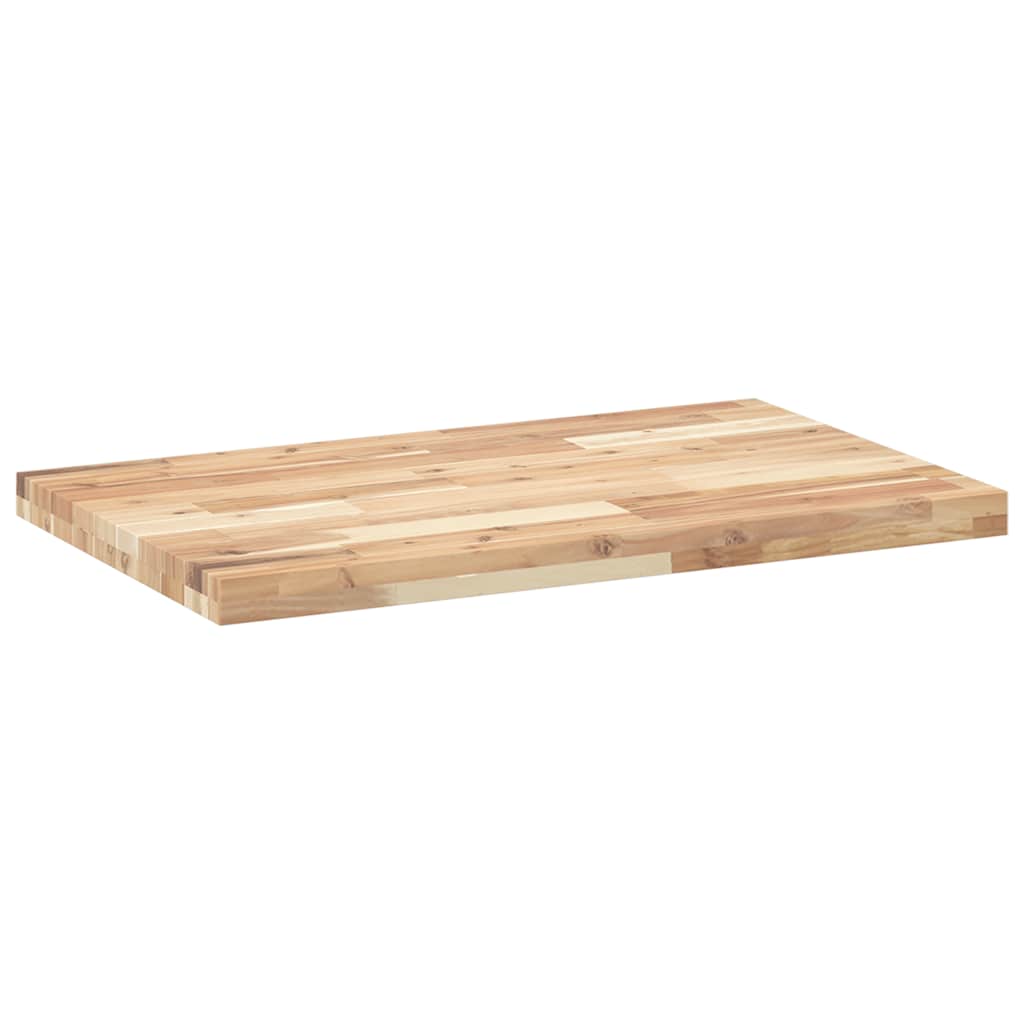Tischplatte Rechteckig 60x50x2 cm Massivholz Akazie