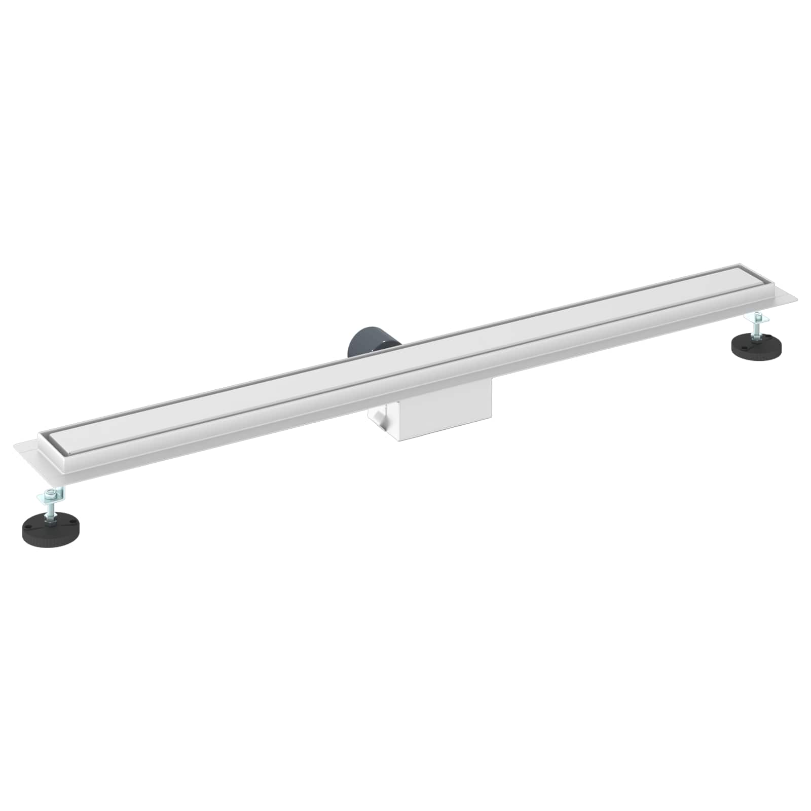 2 in 1 Duschabfluss Silber 50 cm Edelstahl 304