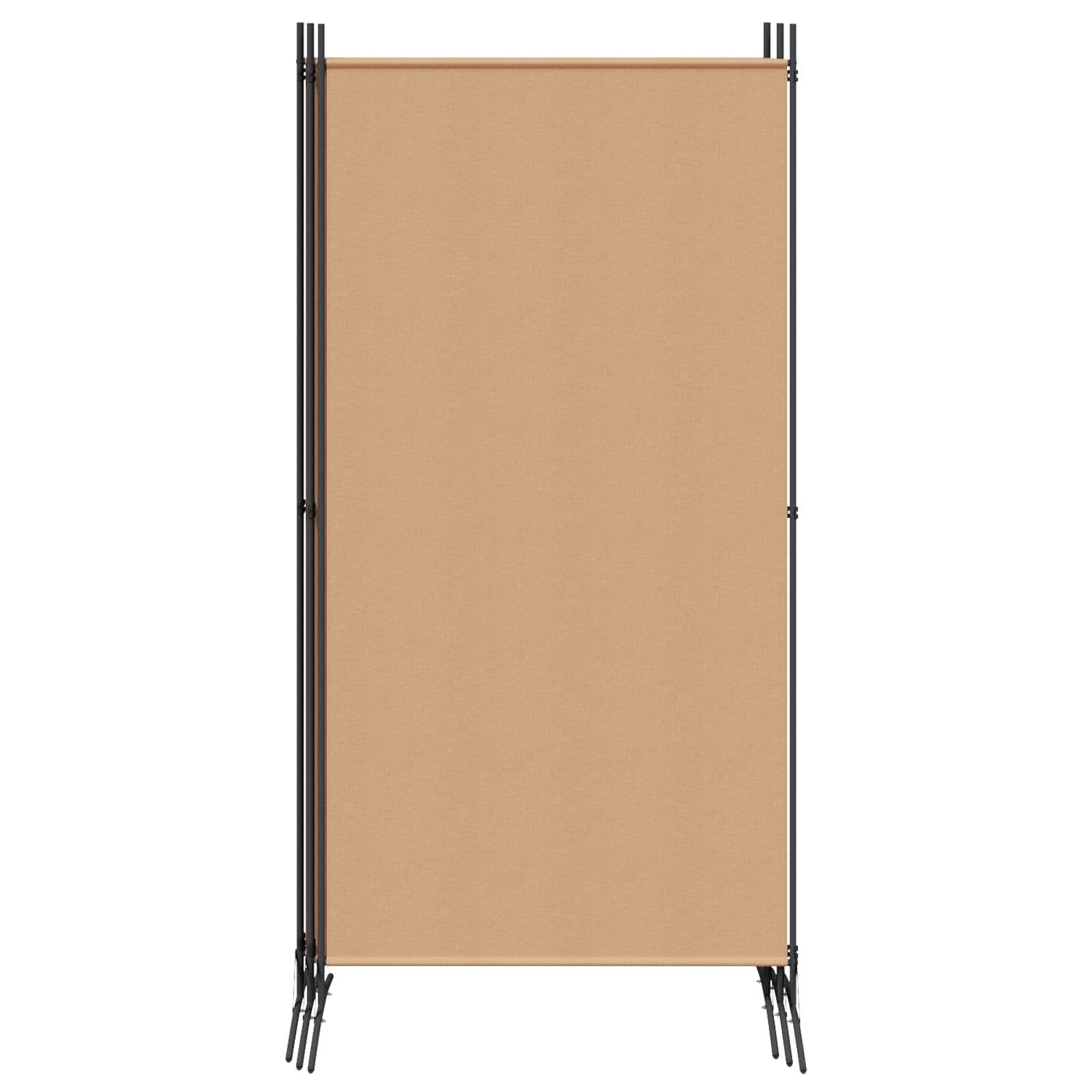 3-tlg. Raumteiler Weiß 260x180 cm Stoff