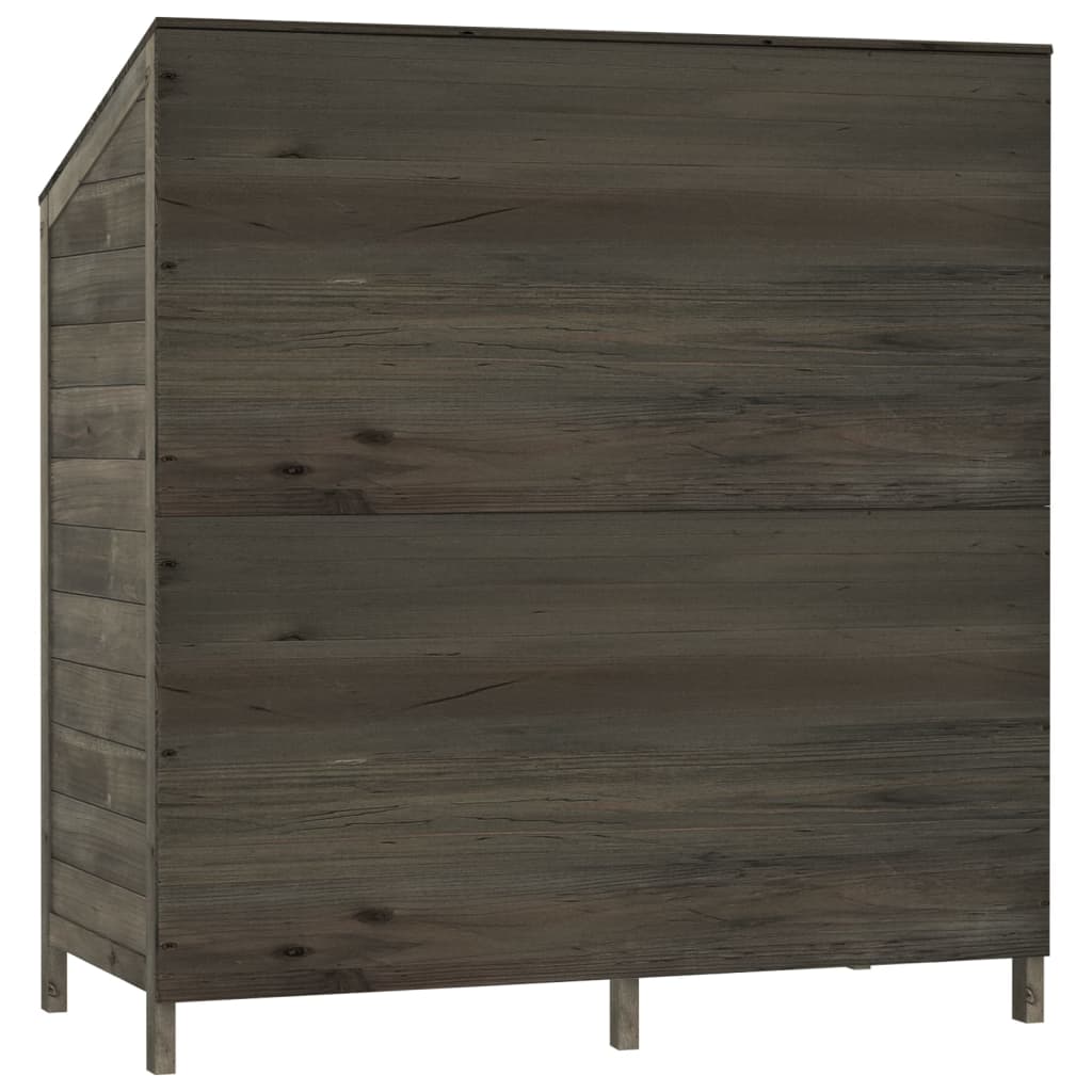 Geräteschuppen 55x52x174,5 cm Massivholz Tanne