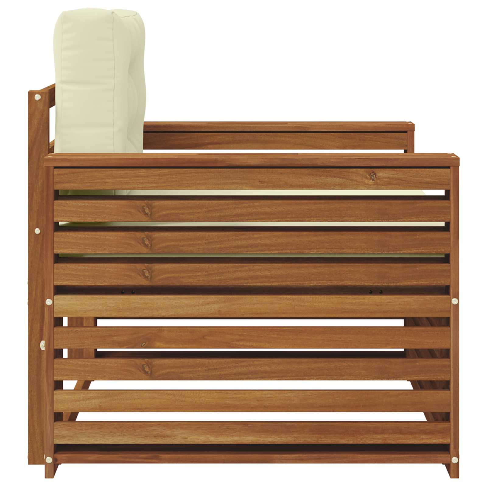 2 Stück Outdoor-Sofa Natur