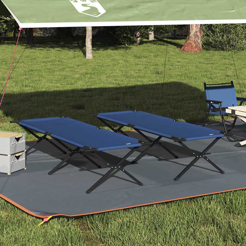 Klapp Schlafbett fürs Camping Blau 193 x 69 x 45 cm