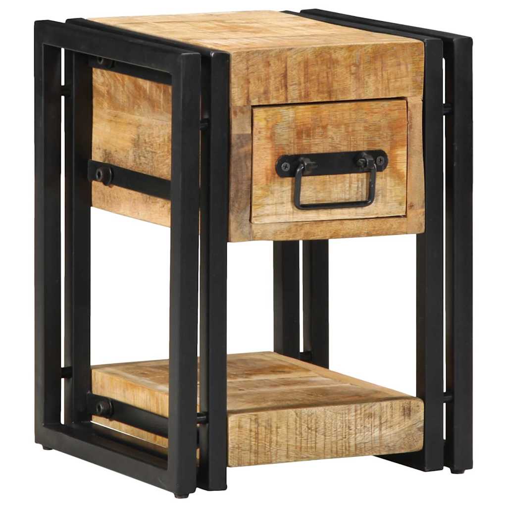 Nachttisch 40 x 35 x 50 cm Massives upgecyceltes Holz