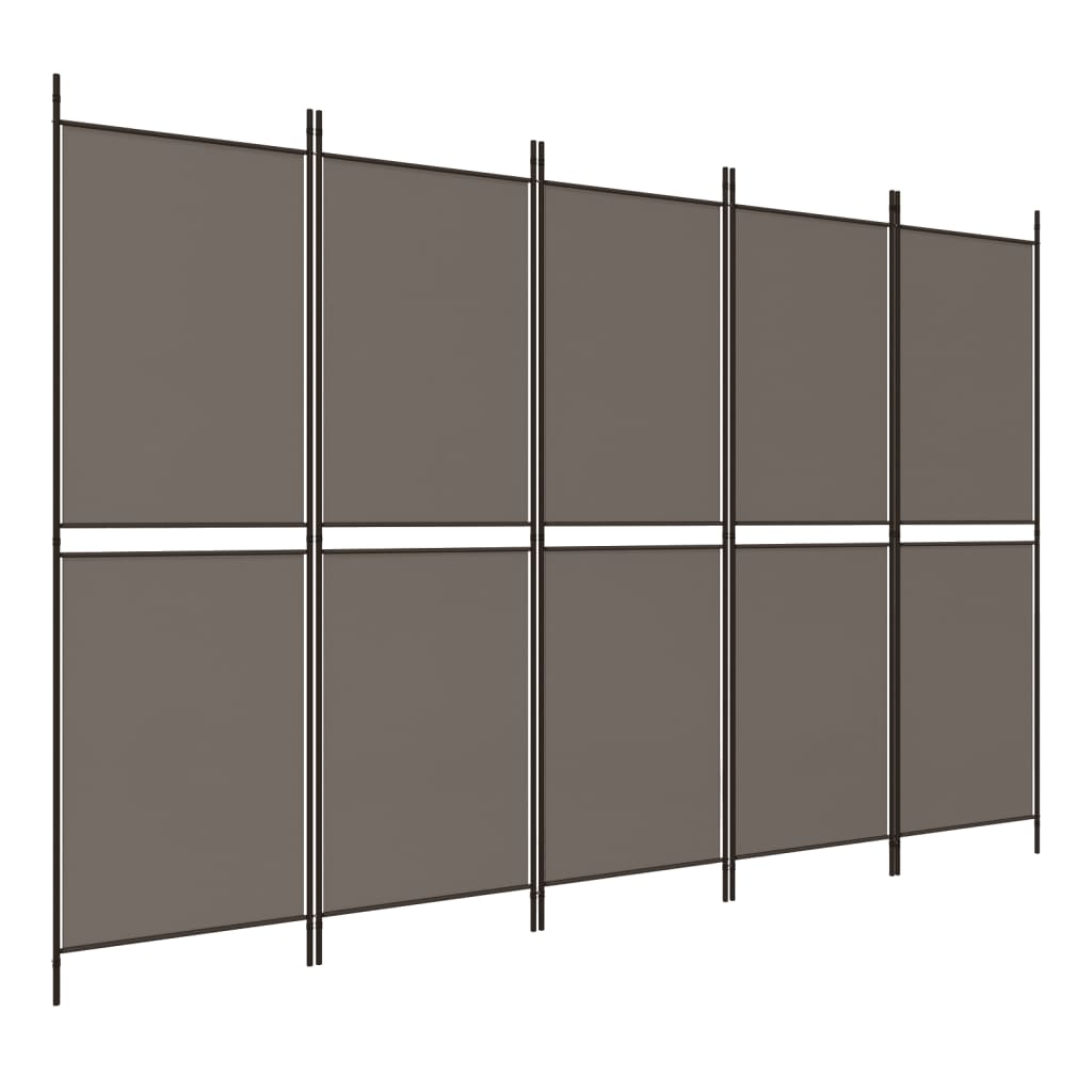 3-teiliger Raumteiler Beige 150 x 180 cm Stoff