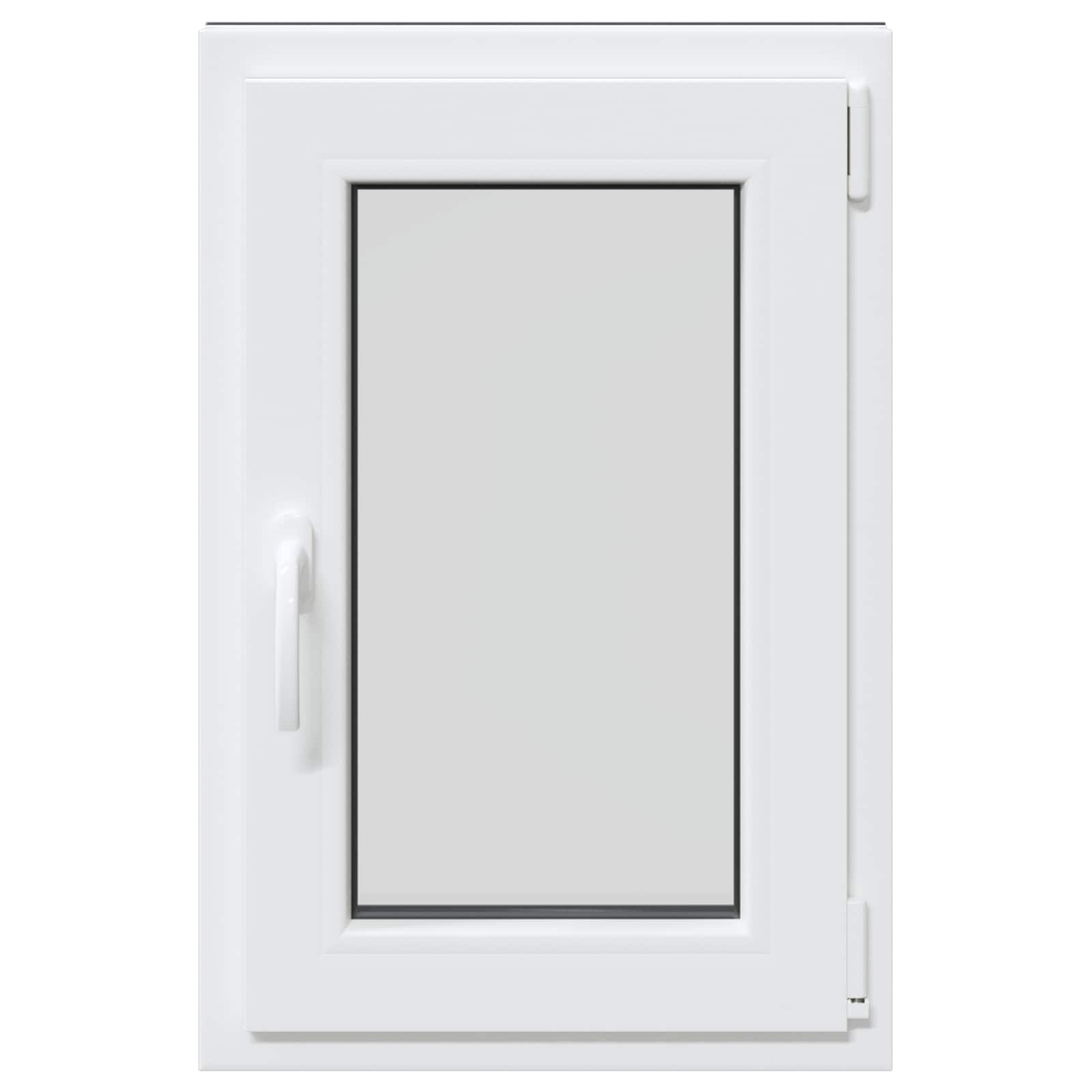 Kellerfenster RISOR 50 x 50 cm PVC und Glas Weiß