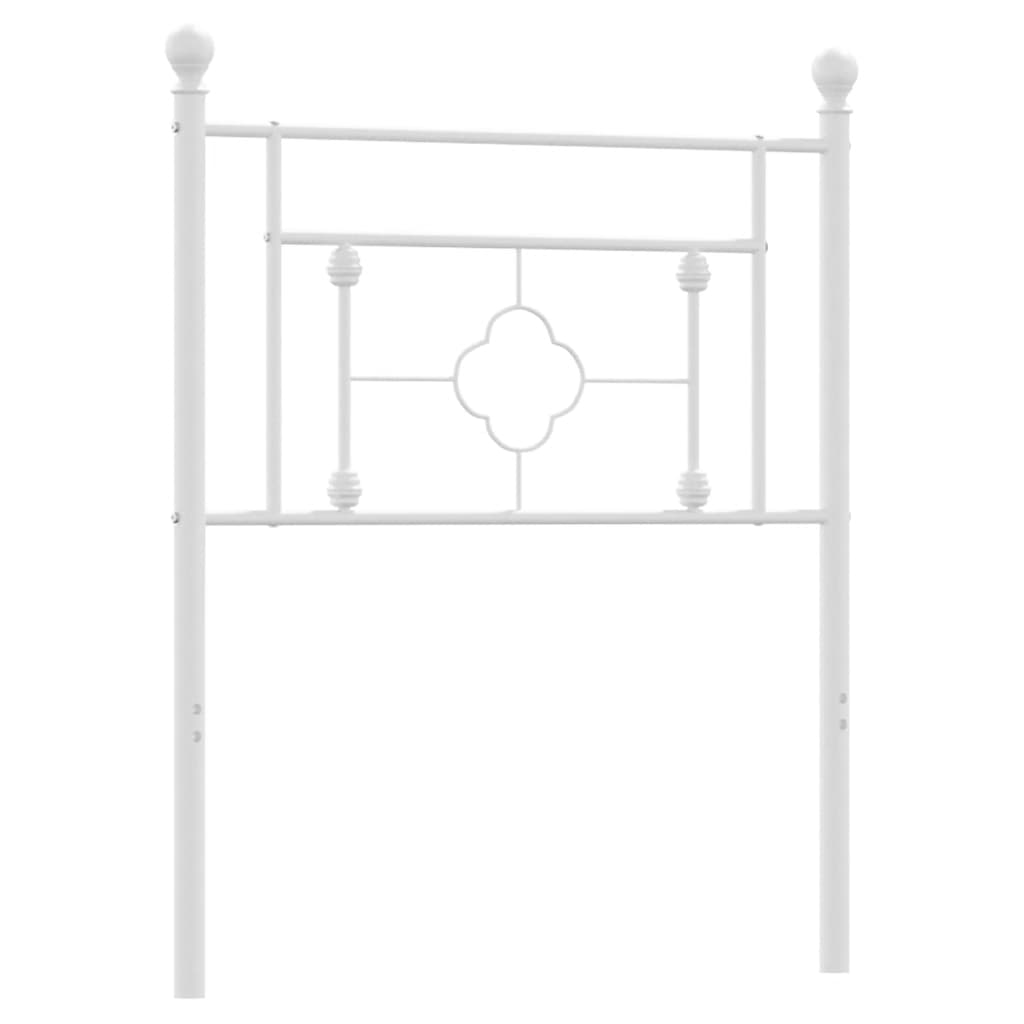 Ersatz-Kopfteil Metall Schwarz 100 cm