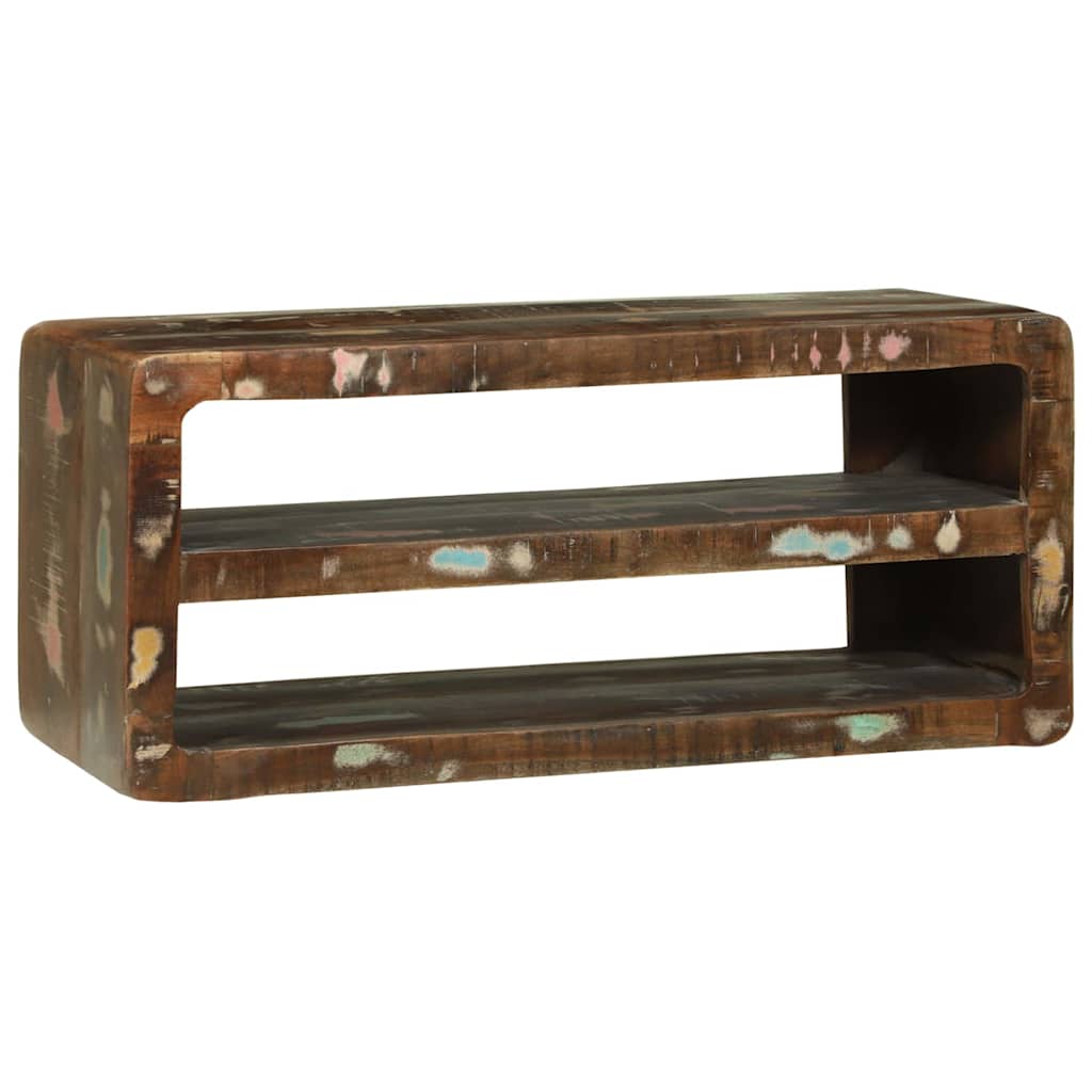 TV-Schränk mit Regal Braun 60 x 32 x 36 cm Massivholz Mango