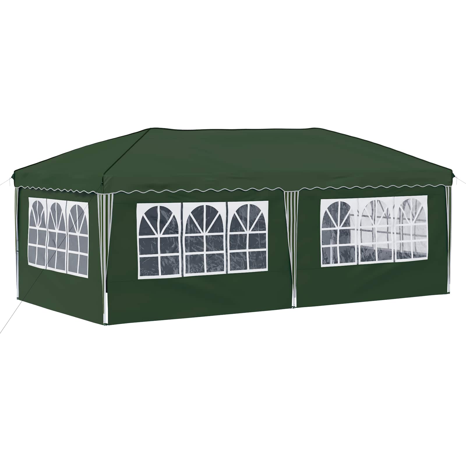 Pop-up Partyzelt 575 x 290 x 245 cm Creme