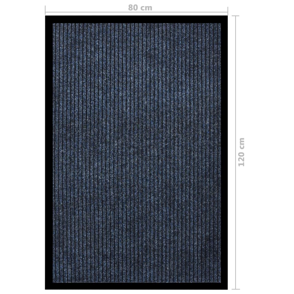 Fußmatte Gestreift Grau 60x80 cm