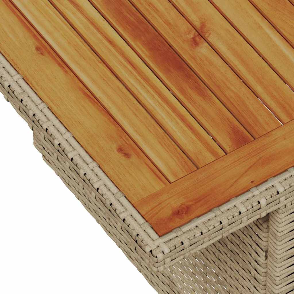 Garten Essgruppe mit Kissen 11 pcs Schwarz und Beige