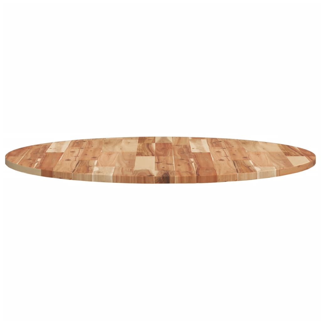 Tischplatte Rund Ø40x2 cm Massivholz Akazie