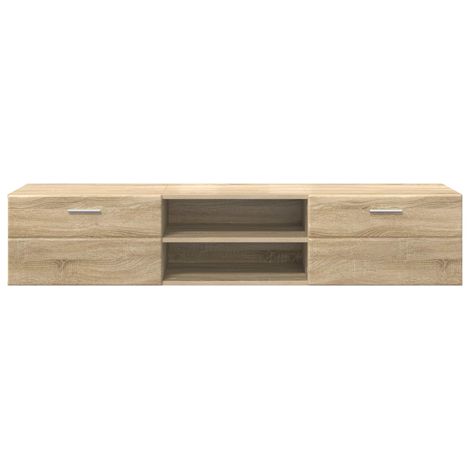 Highboard mit Regal FLORIN Weiß 60 x 35 x 182 cm Holzwerkstoff