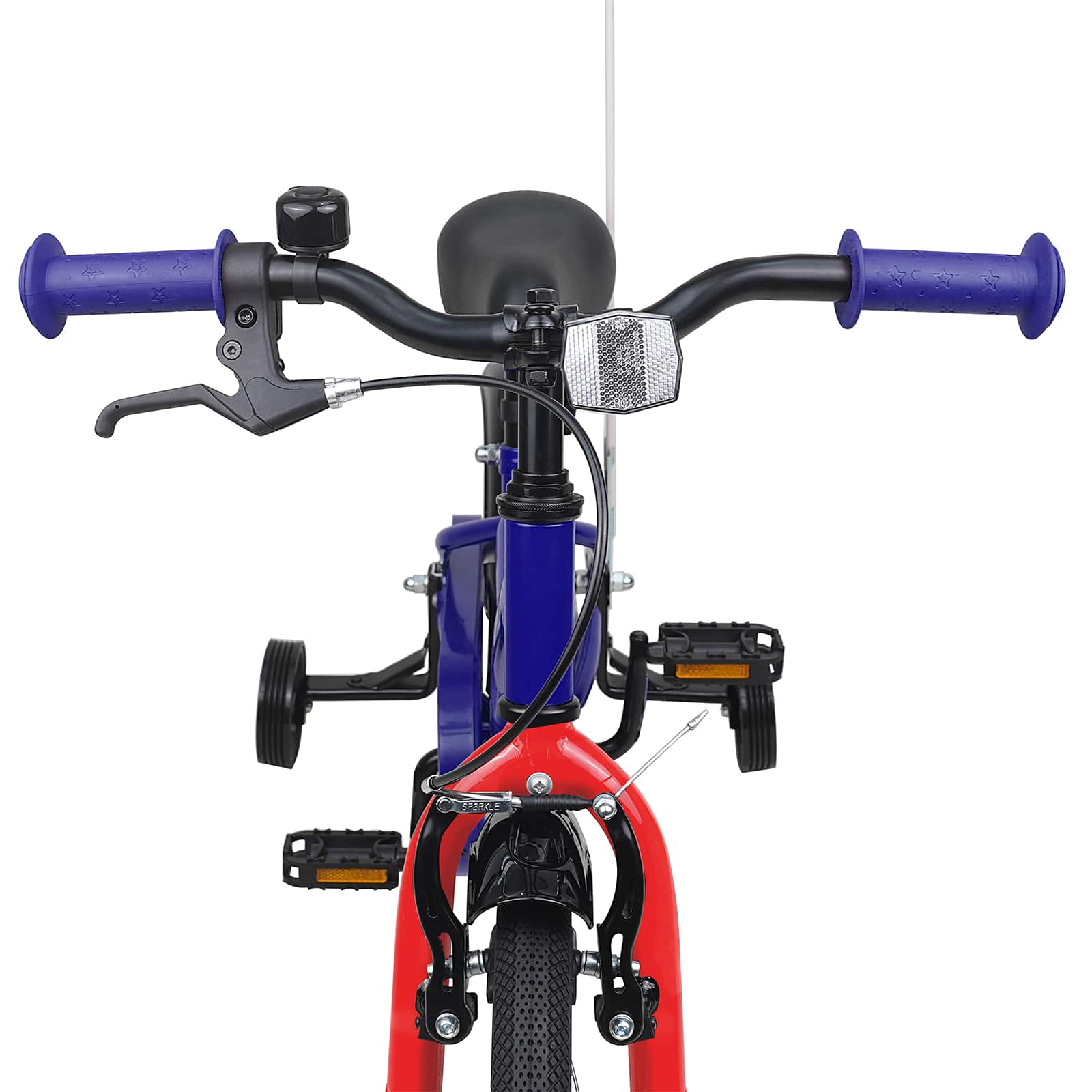 Kinderfahrrad 12 Zoll für 2-4 Jahre alt Schwarz