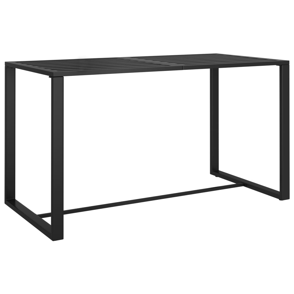 10-tlg. Garten-Lounge-Set mit Kissen Aluminium Anthrazit