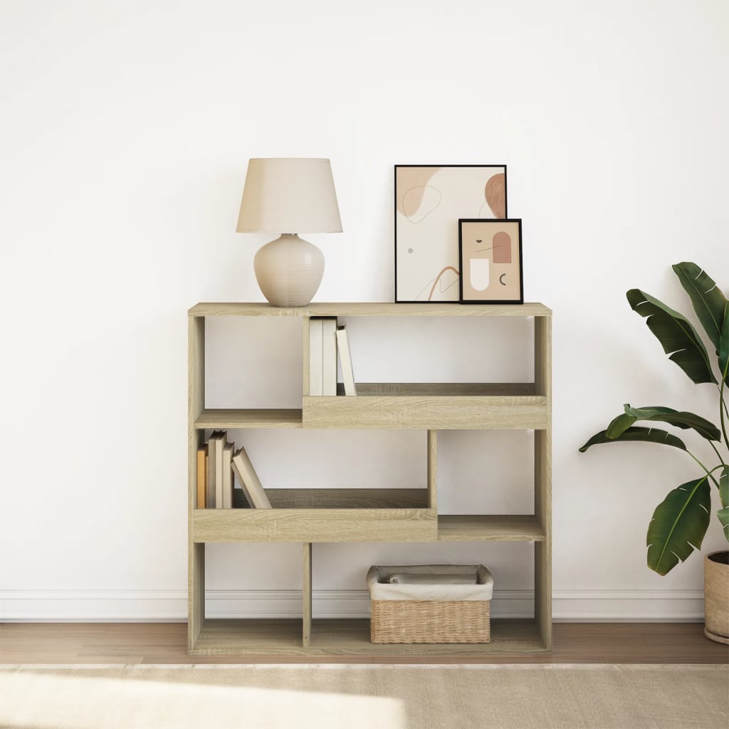 Bücherregal Räuchereiche 100x33x156,5 cm Holzwerkstoff