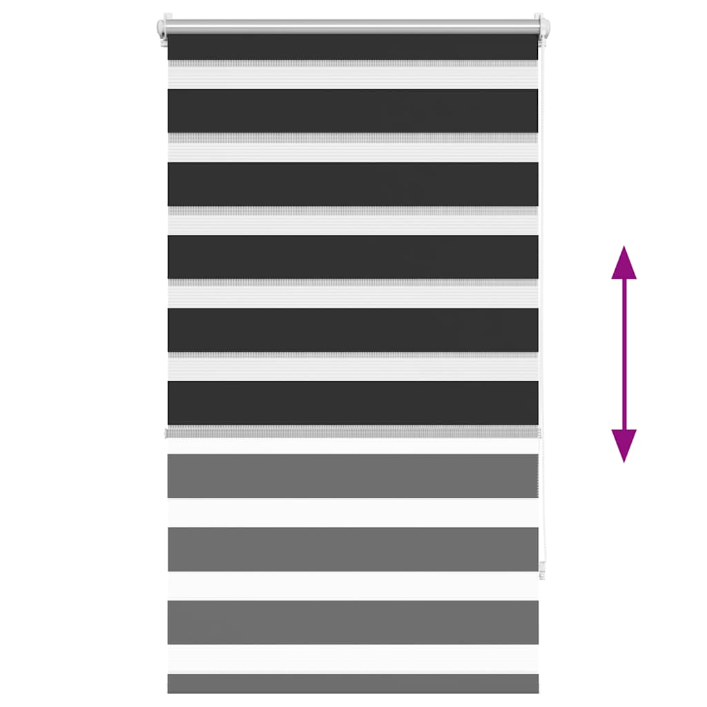 Zebra-Rollo 40,9 x 100 cm, Stoffbreite 36,7 cm, Weiß