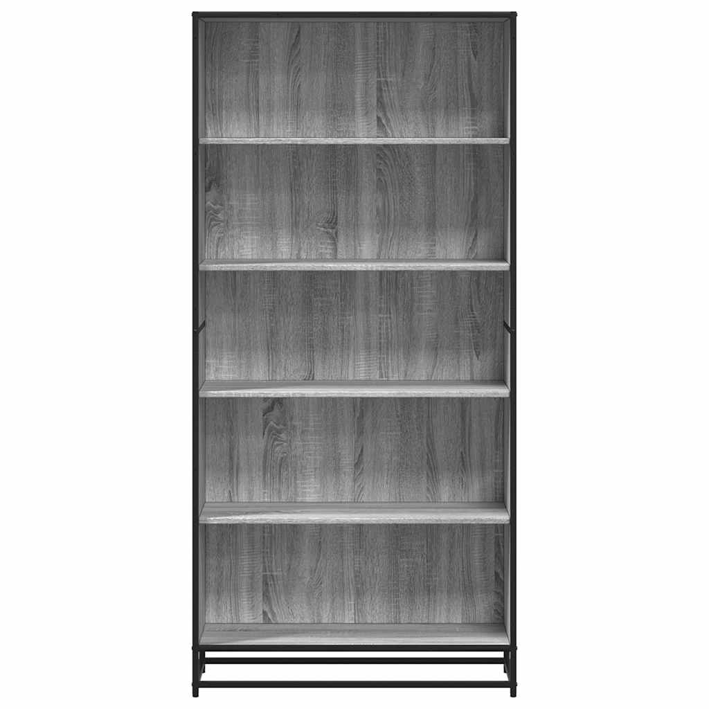 Bücherregal Schwarz 60x35x139 cm Holzwerkstoff