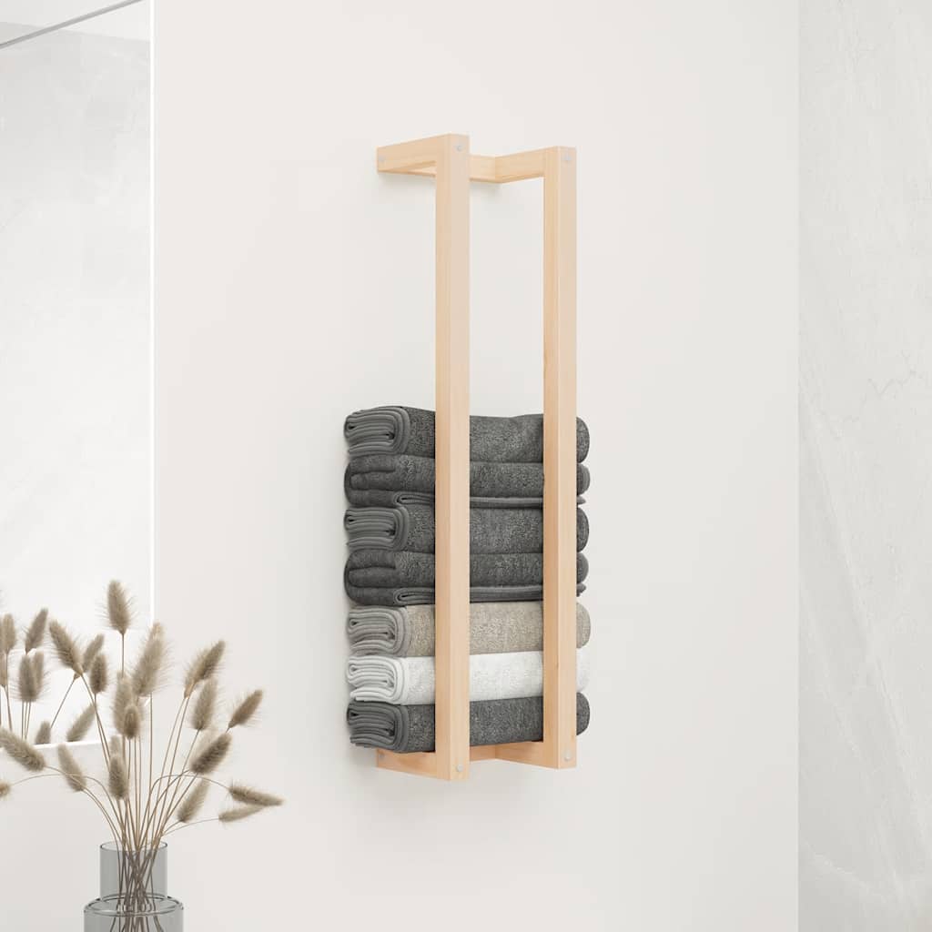 Handtuchhalter 23x18x60 cm Massivholz Kiefer