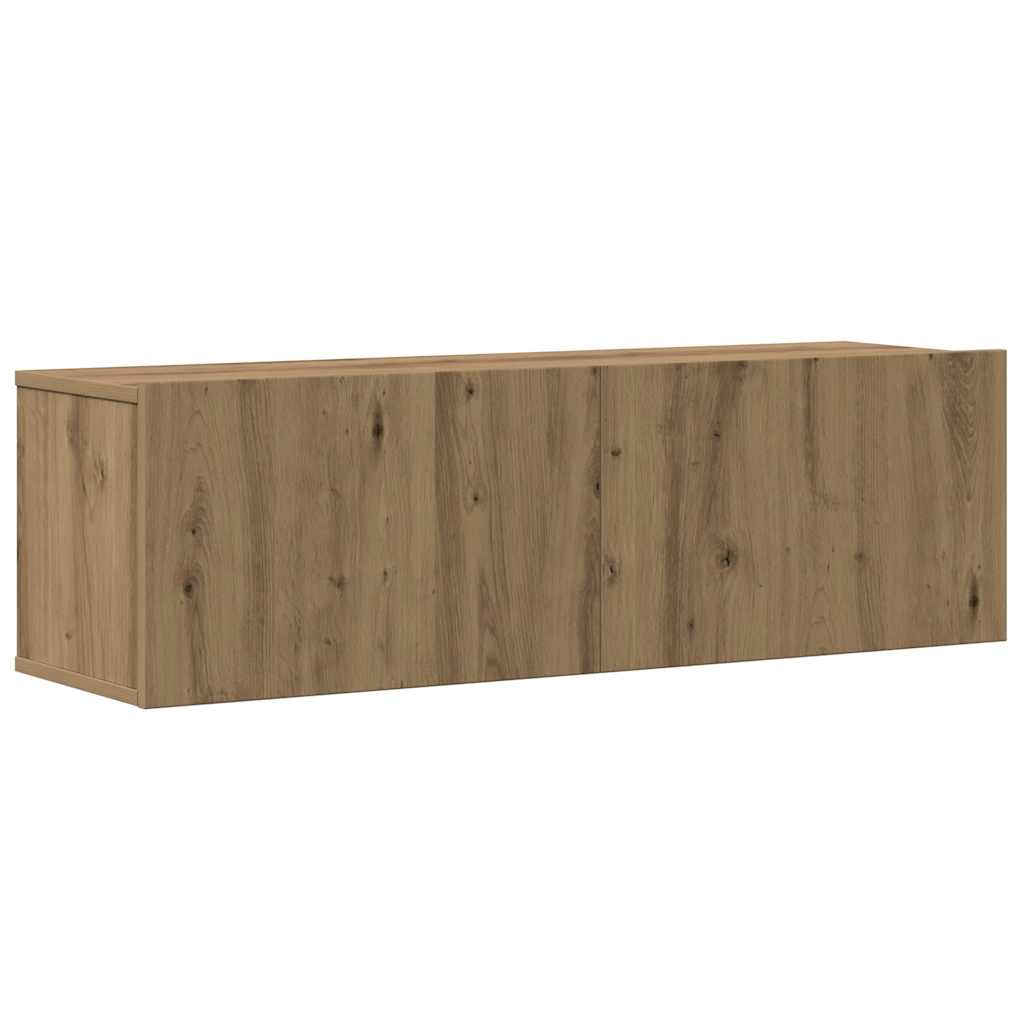 4-tlg. TV-Schrank-Set Weiß Holzwerkstoff