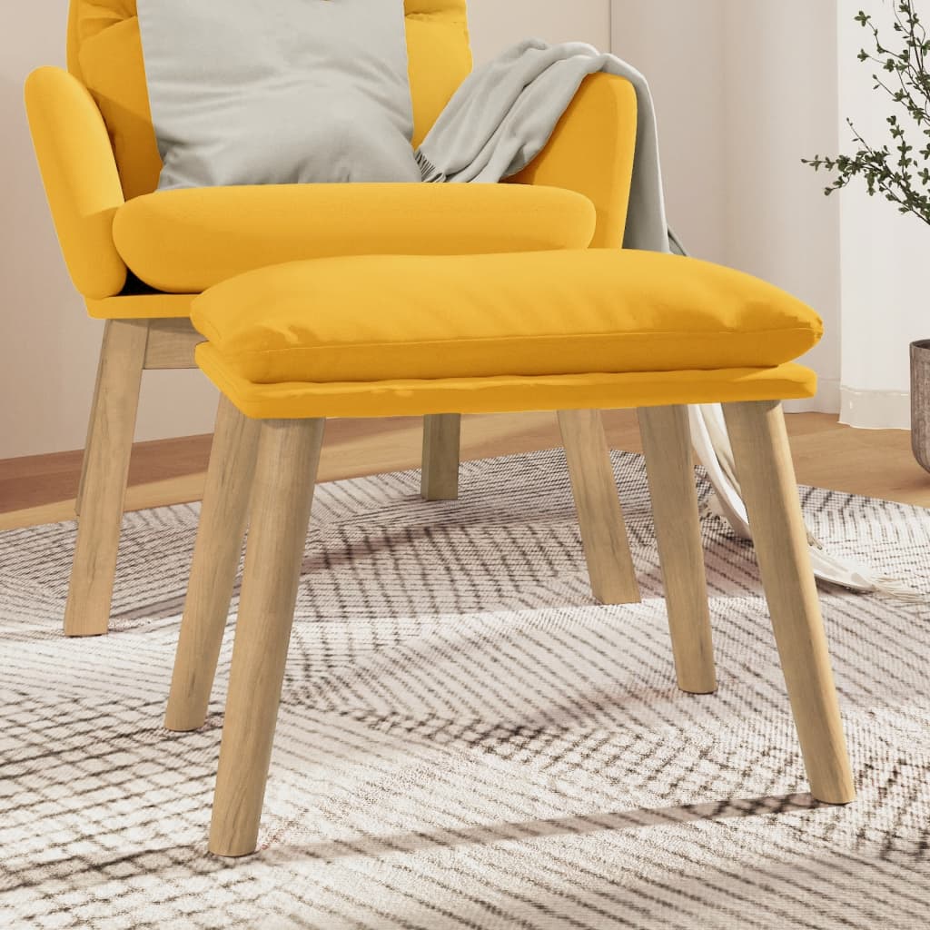 Fußhocker Hellgrau 45x29,5x35 cm Samt