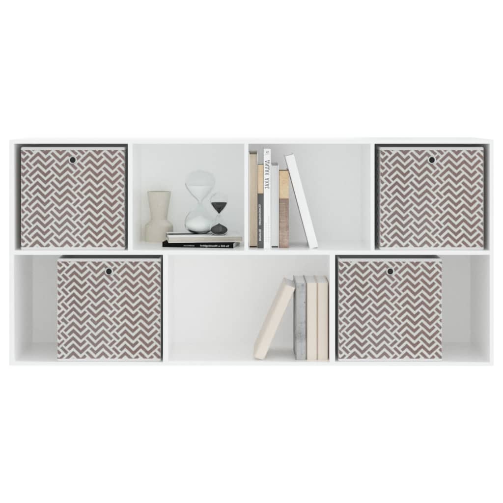 Faltboxen 4 Stk. Creme 32x32x32 cm Vlies