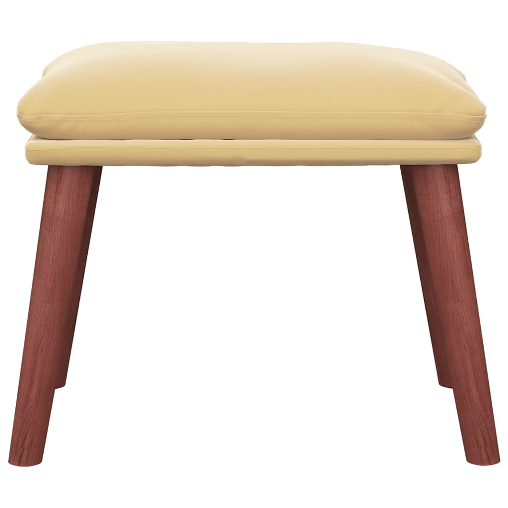 Fußhocker Hellgrau 45x29,5x35 cm Samt