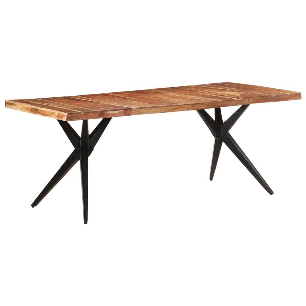 Esstisch 160x80x76 cm Massivholz Akazie