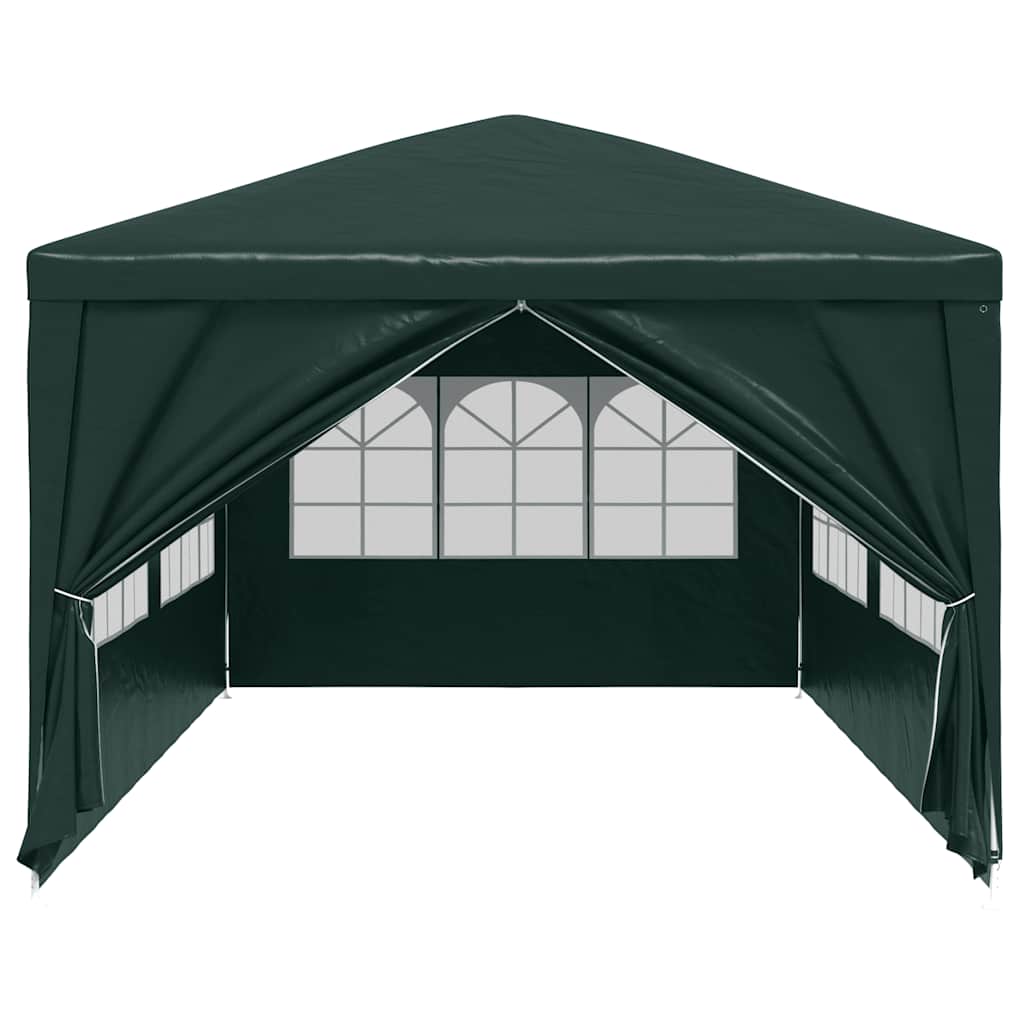 Party-Zelt 400 x 300 x 255 cm Rot PE und Stahl