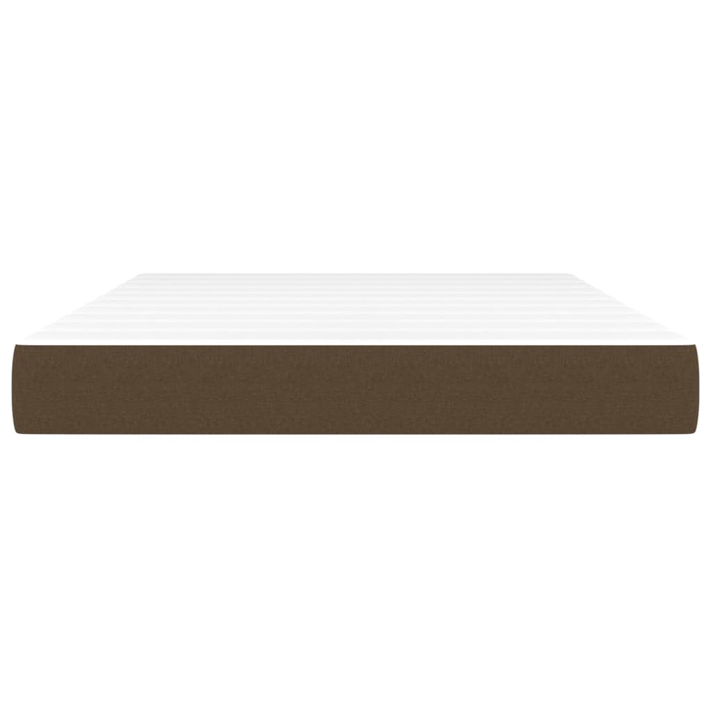 Taschenfederkernmatratze Mittel Hellgrau 80x200x20 cm Stoff