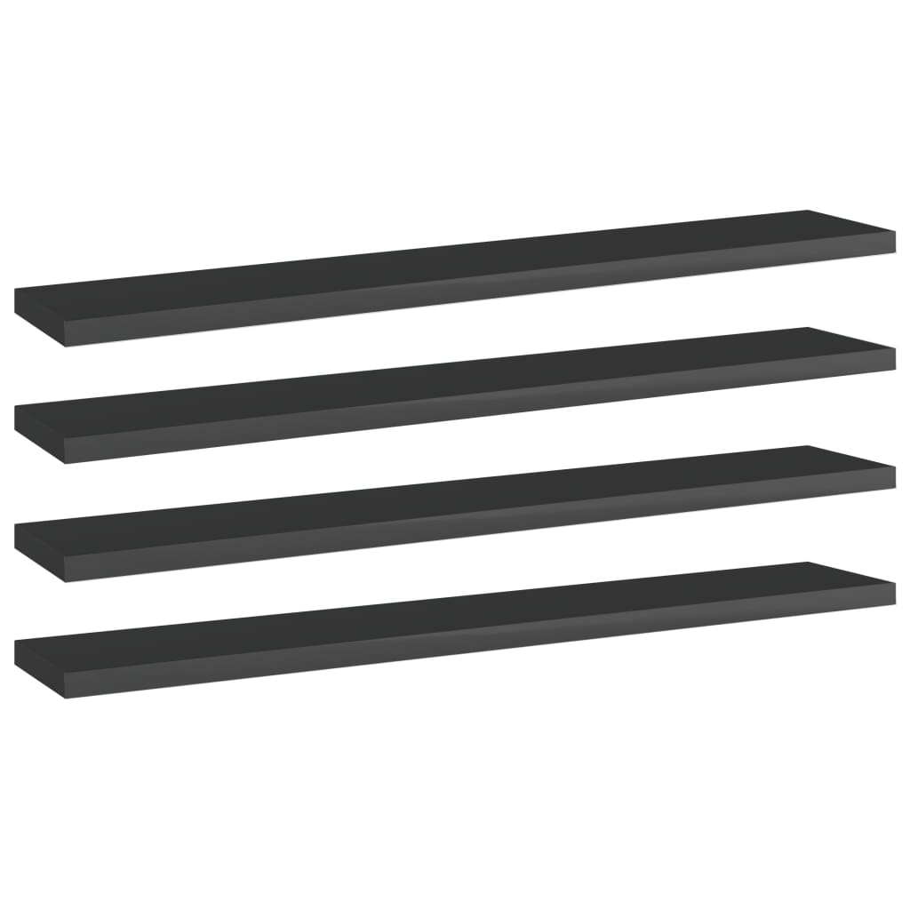 Bücherregal-Bretter 4 Stk. Weiß 40x10x1,5 cm Holzwerkstoff