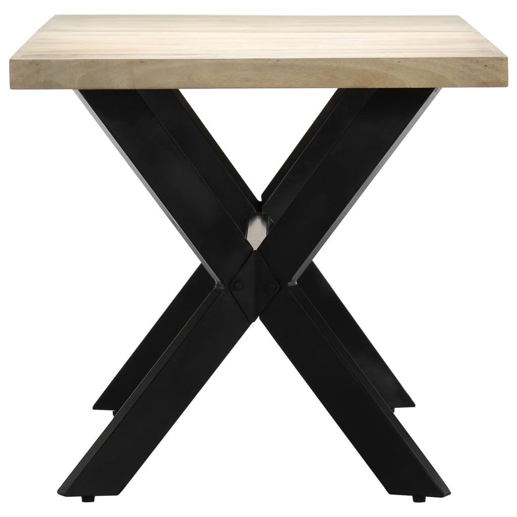 Esstisch Massivholz Mango und Stahlgestell 180 cm