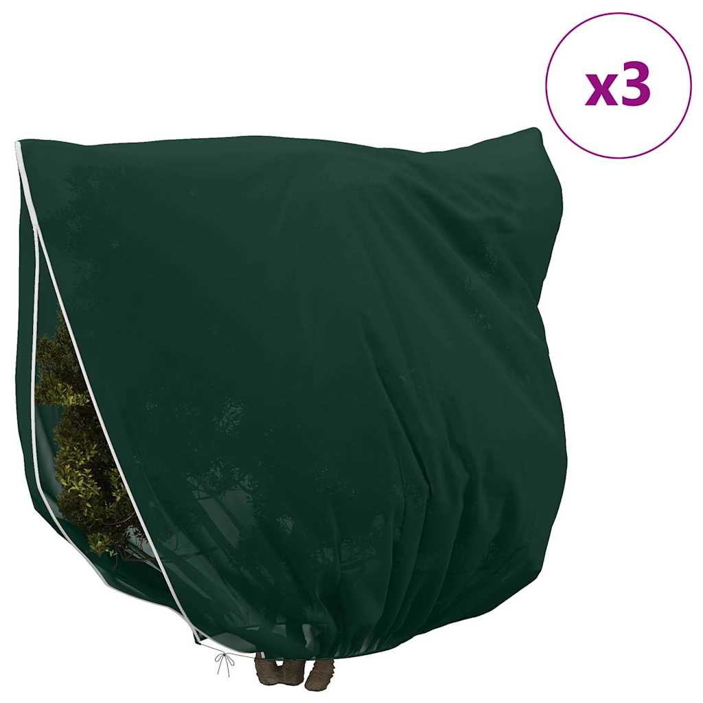 Wintervlies mit Reißverschluss 4 Stk. 70 g/m² 1x1,55 m