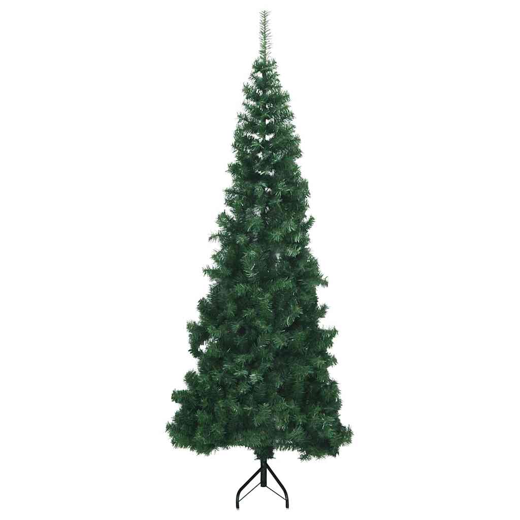Künstlicher Eck-Weihnachtsbaum Grün 120 cm PVC