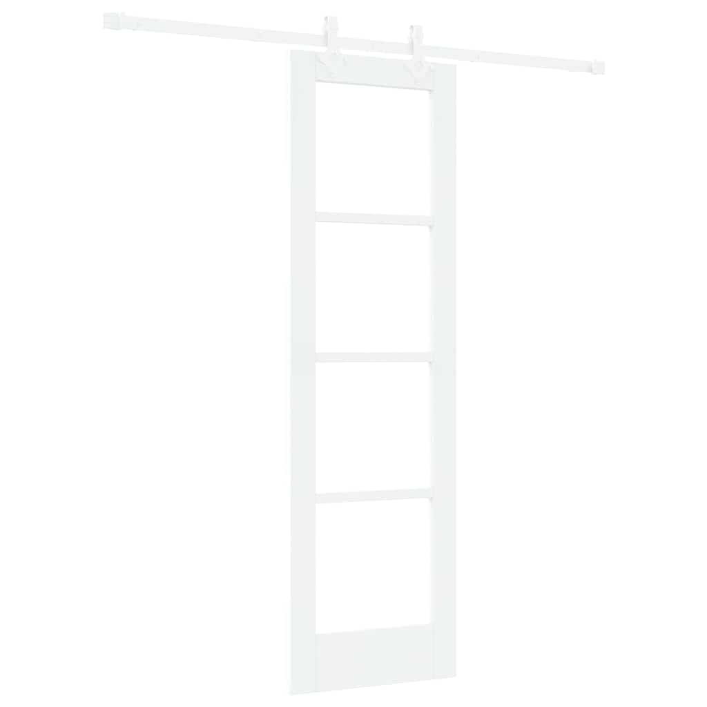 Schiebetür ORKDAL Natürlich und Schwarz 61 x 198,5 cm