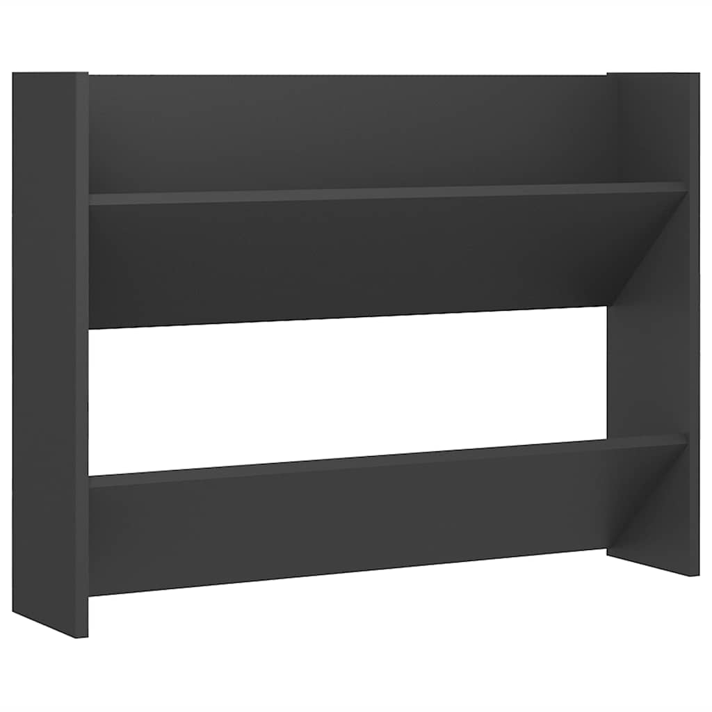 Wand-Schuhschränke 4 Stk. Weiß 60x18x60 cm Holzwerkstoff