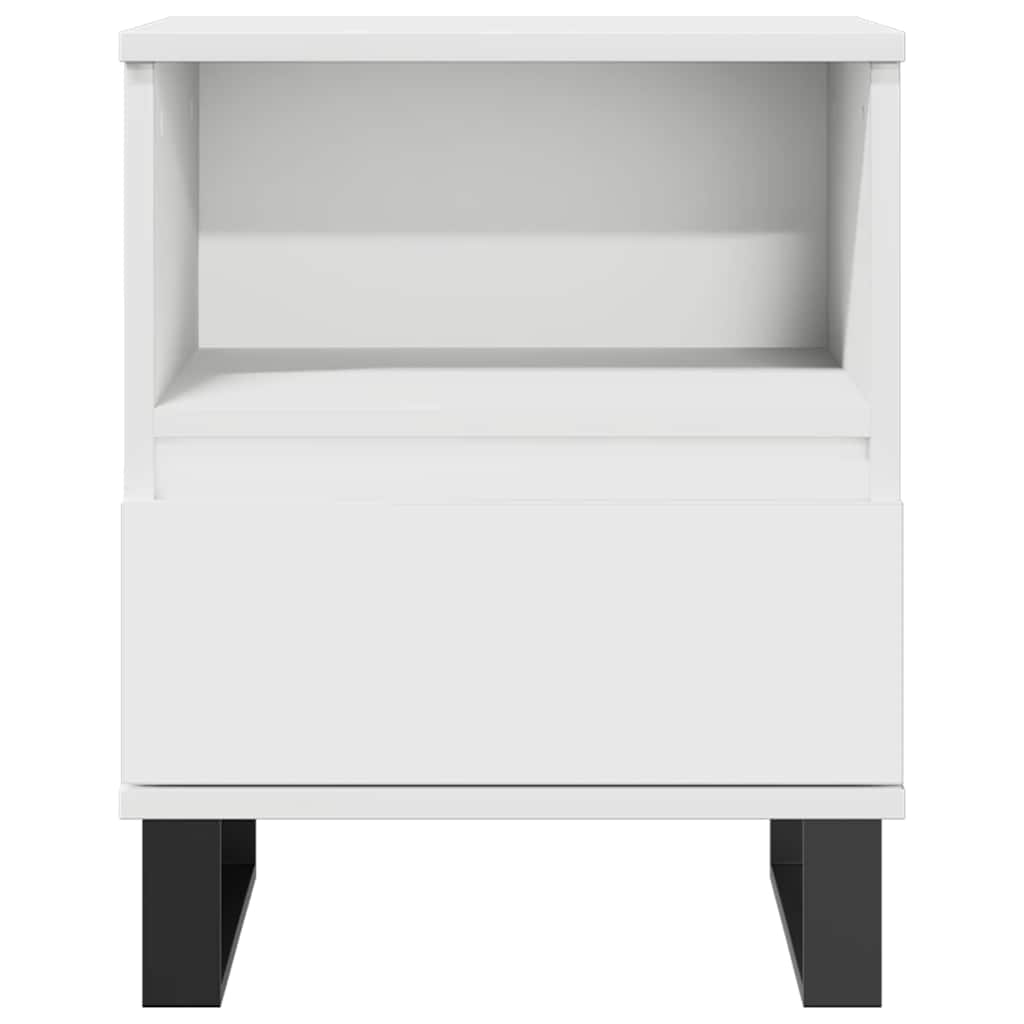 Bettschrank Schwarz Eichen-Optik 40 x 35 x 50 cm Holzwerkstoff