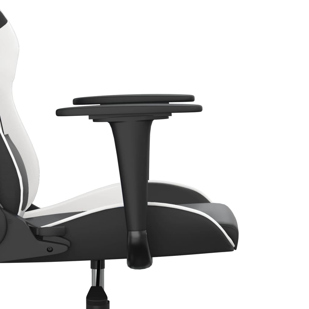 Gaming-Stuhl mit Massagefunktion Schwarz und Rot Kunstleder