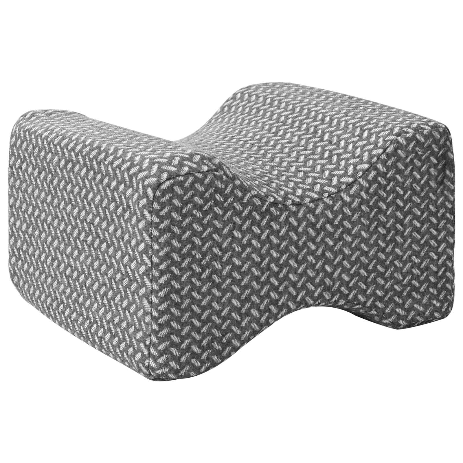 Knee Pillow Weiß Memory-Schaum und Polyester 26 x 21,5 x 15 cm